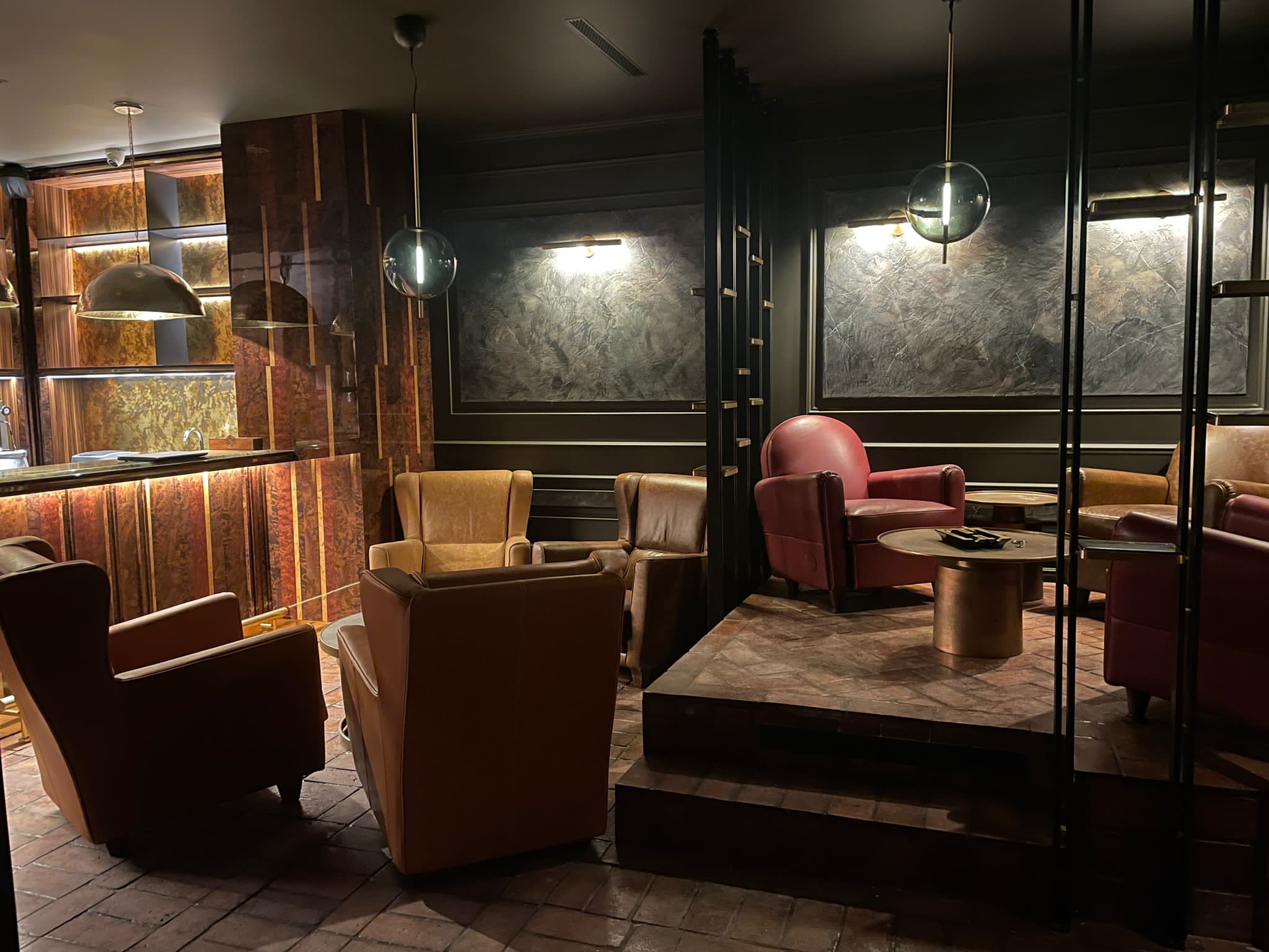 Cigar lounge Katowice projekt Agnieszka Szultk